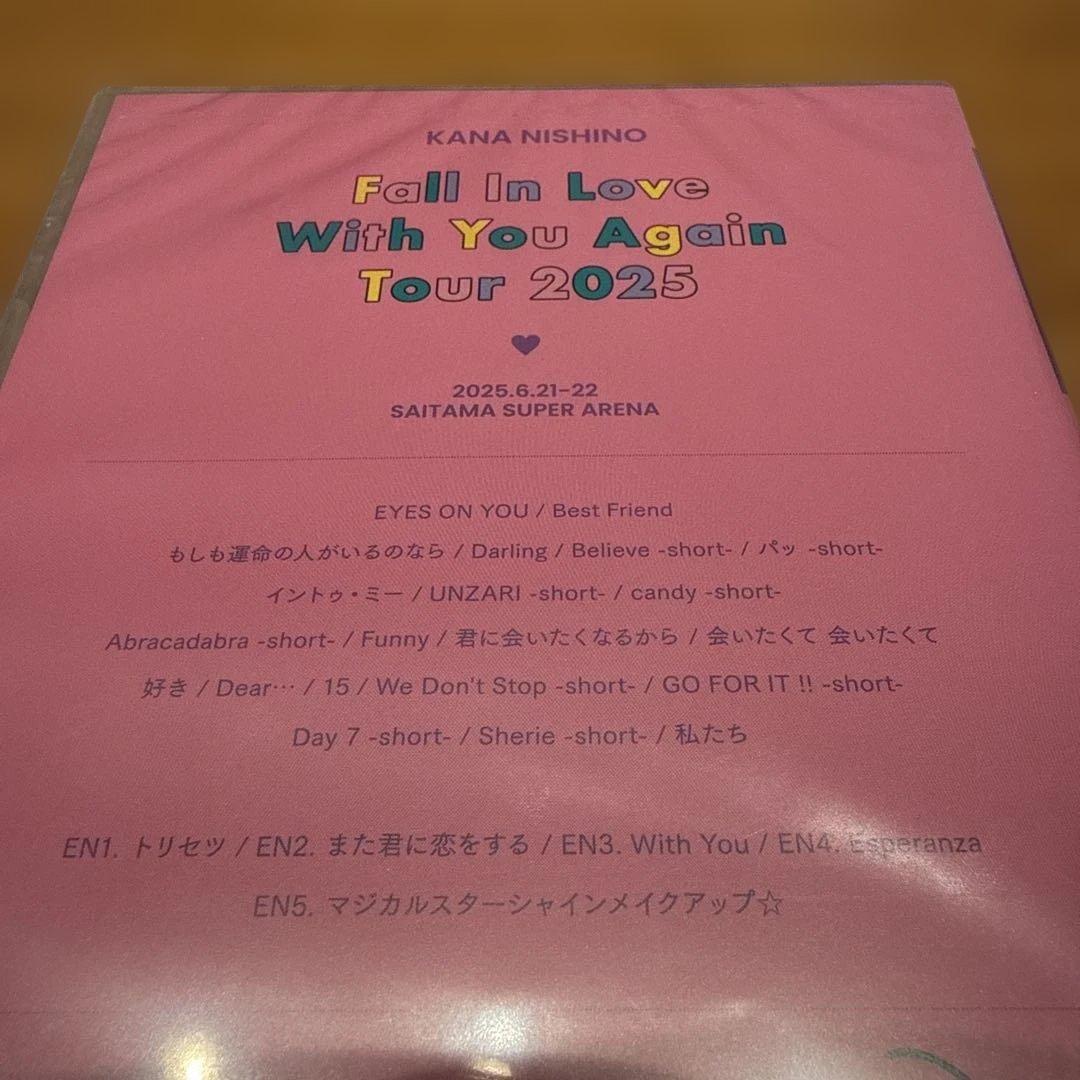 ミュージック Fall In Love With You Again Tour 2025