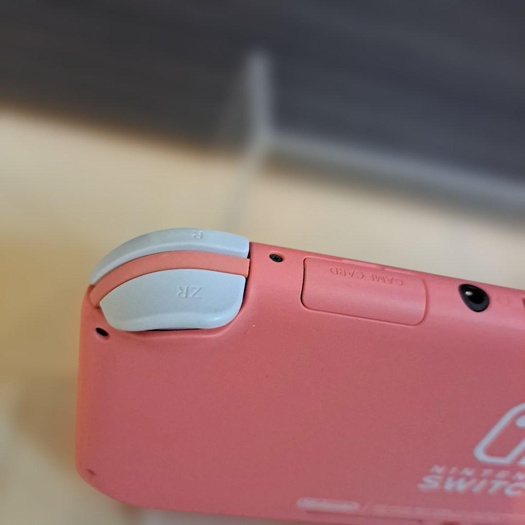 Nintendo Switch LITE コーラル箱、本体、充電器、おまけ付き