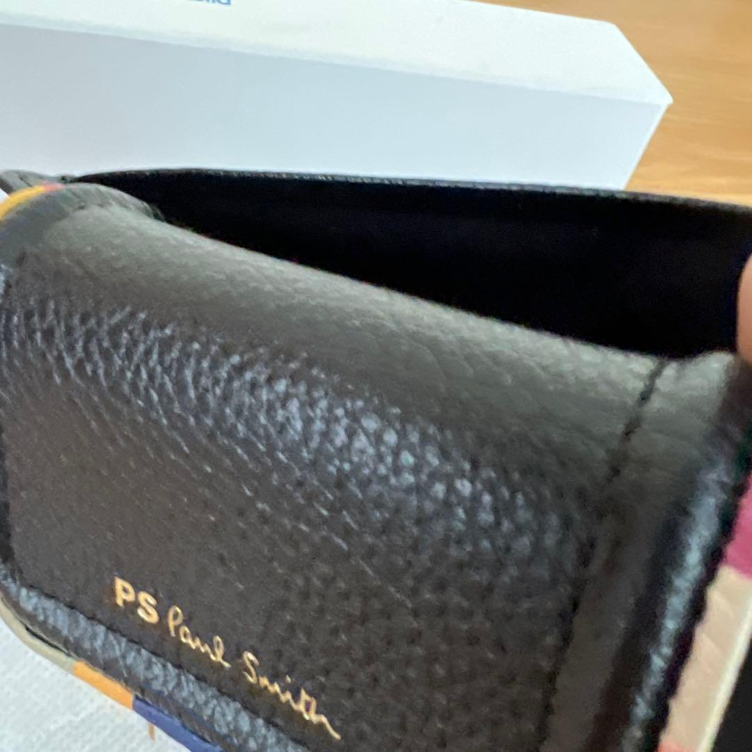 【新品】Paul Smith 牛革　キイケース　ブラック　説明書　箱付き