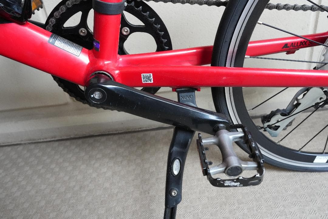 [中古][手渡希望]GIANT IDIOM2 折りたたみ自転車 赤 6段変速