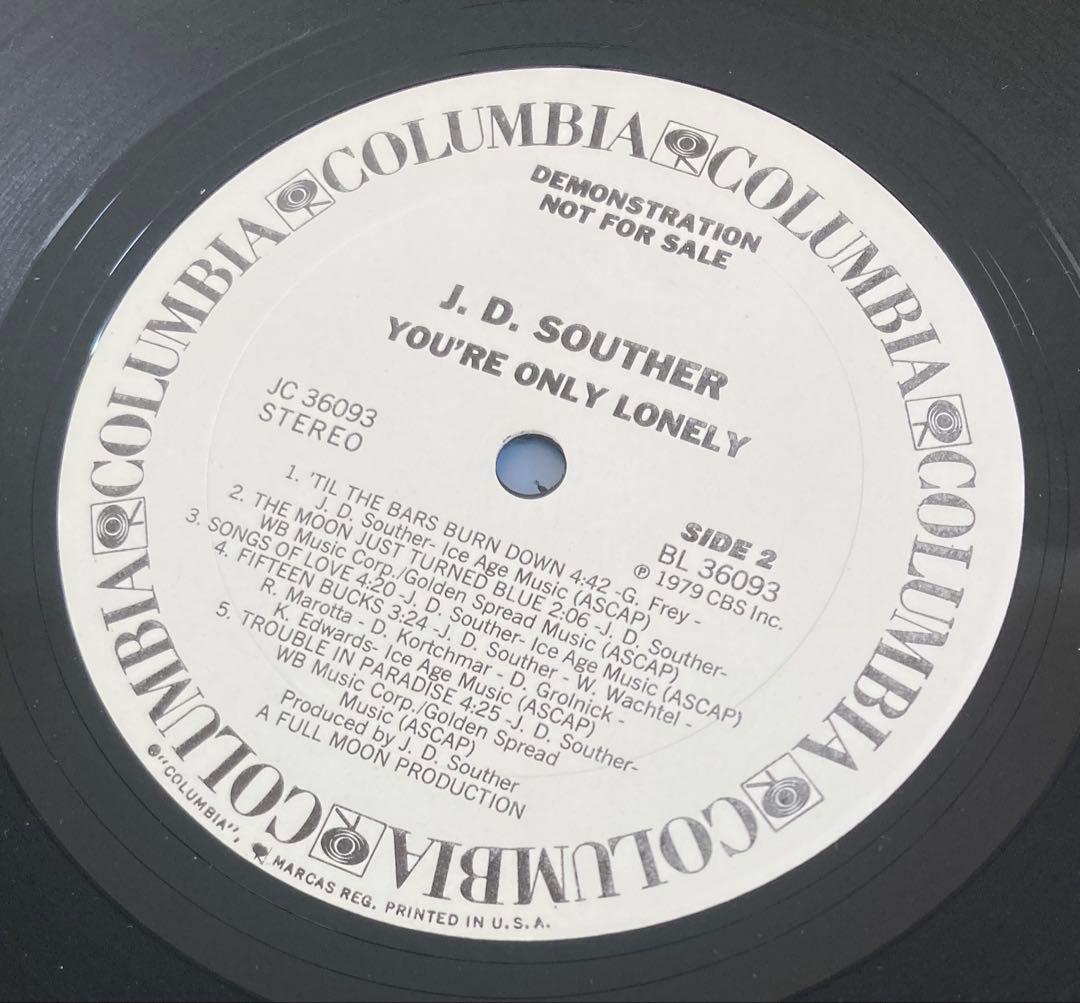 ◾️USオリジナル白ラベルプロモ盤■ J.D. SOUTHER / J.D.サウザ