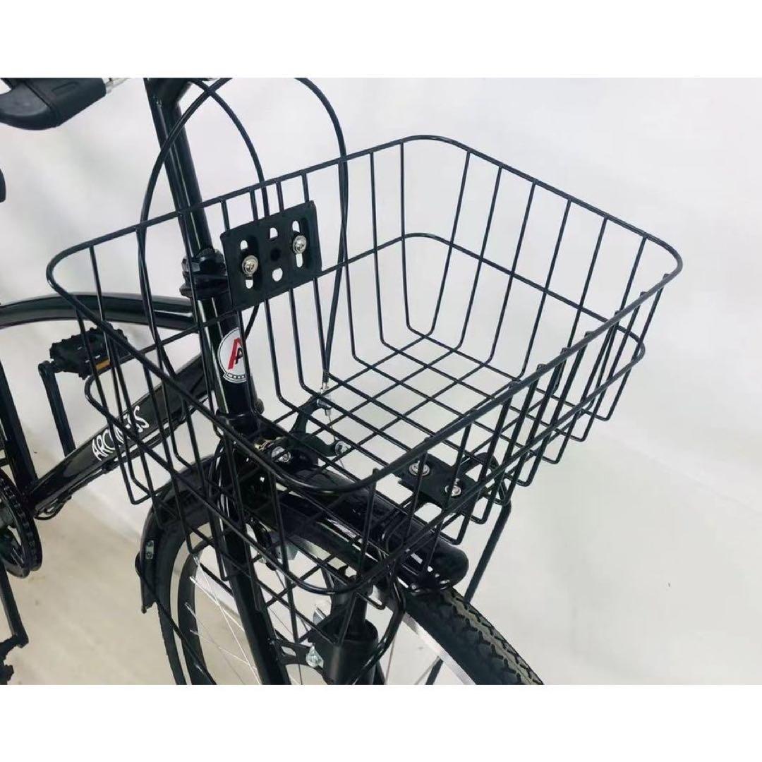 自転車 シティサイクル クロスバイク 新品キッズ ジュニア 24シマノ 6段変速