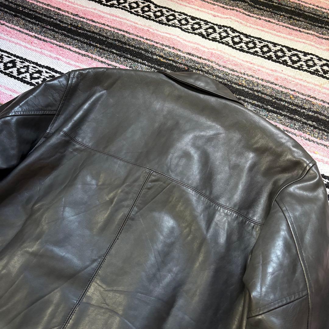 90s ポロ ラルフローレン レザー カーコート ジャケット RRL