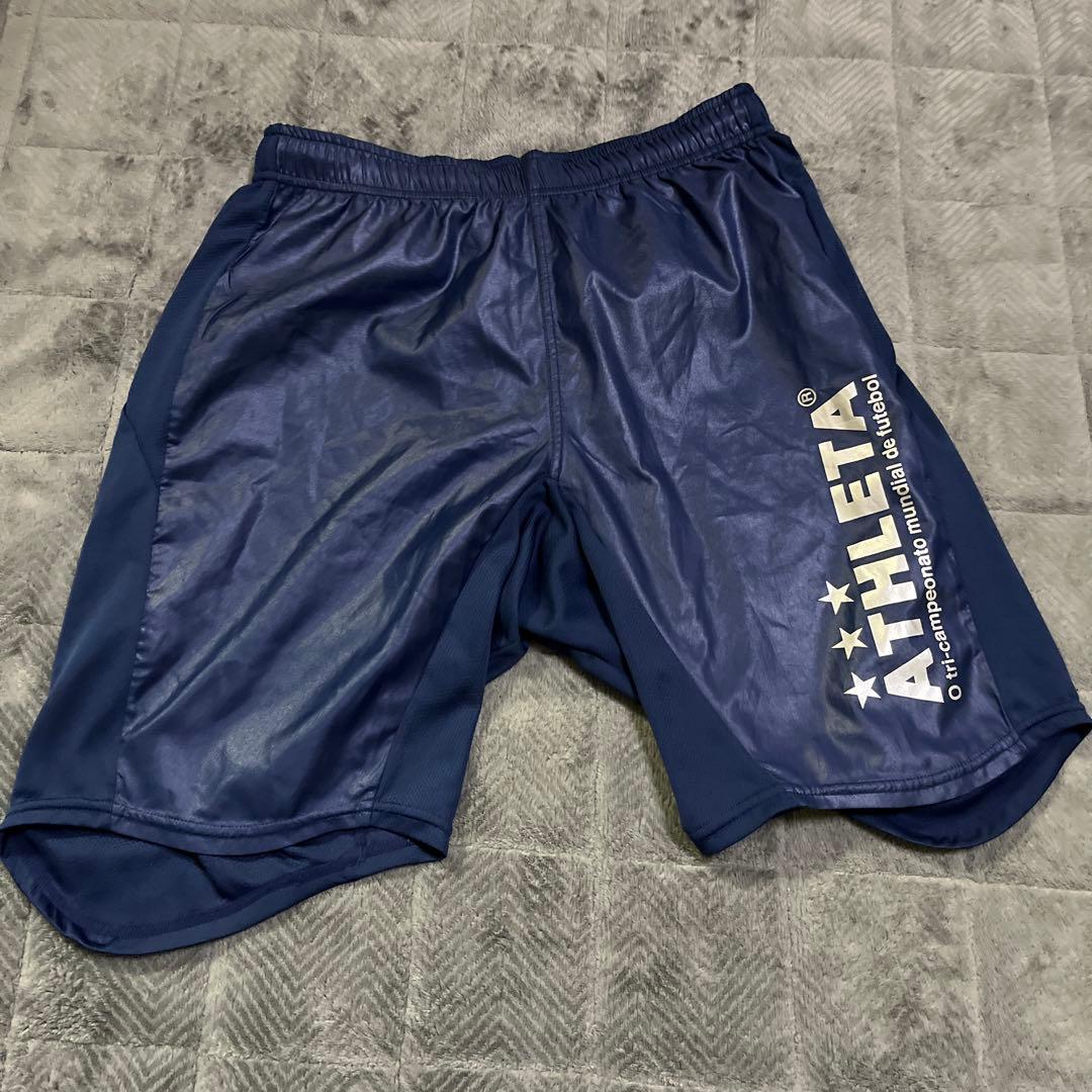ATHLETA ネイビー 半袖、長袖シャツと長ズボンインナーとパンツセット　M