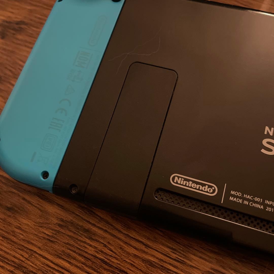 Nintendo Switch 本体 ブルー　付属品　tomtocケース付き