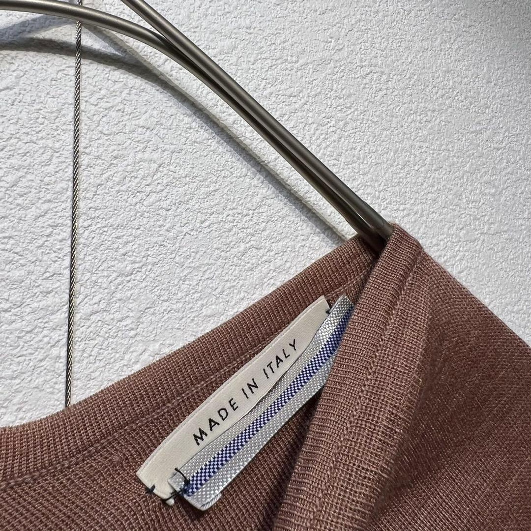 希少 極美品 クリスタセヤ 上質 シルク カシミヤ デザイン ポンチョ XS