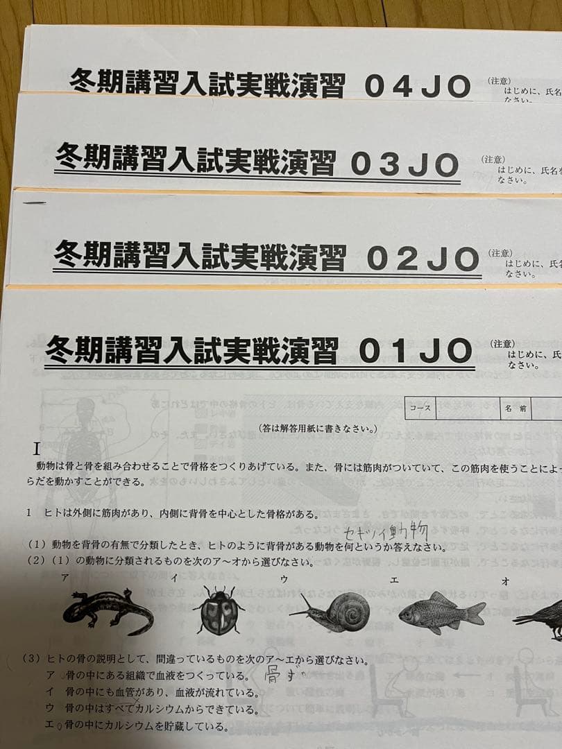 サピックス 6年 SS女子学院・洗足テキスト