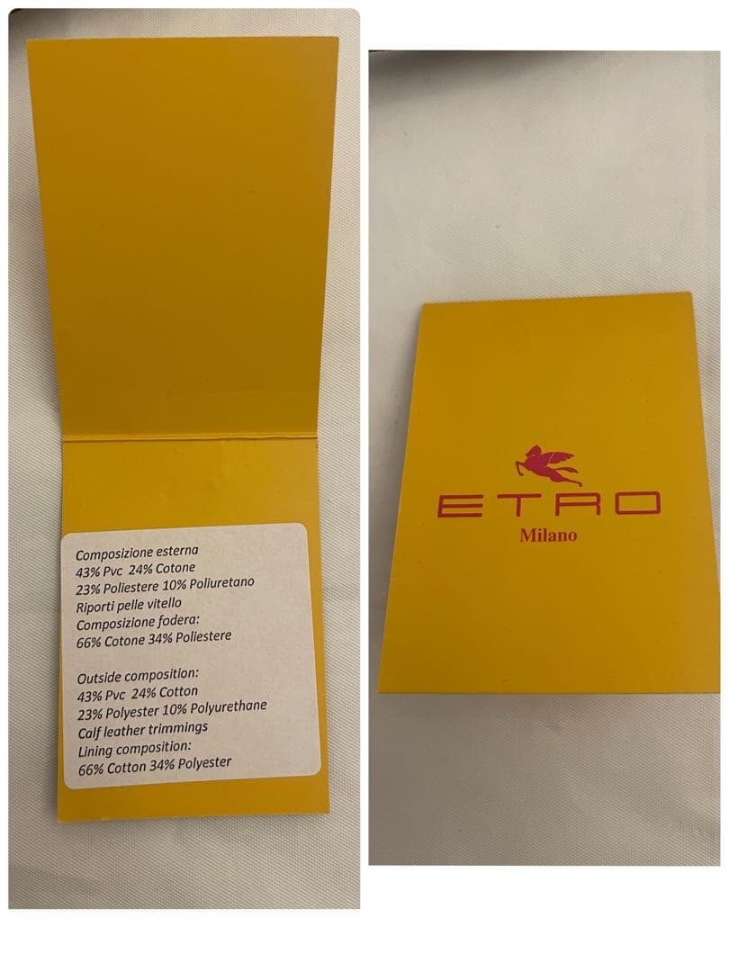 ❷美品 ETRO エトロ 2way バッグ ペイズリー柄トリムレザー