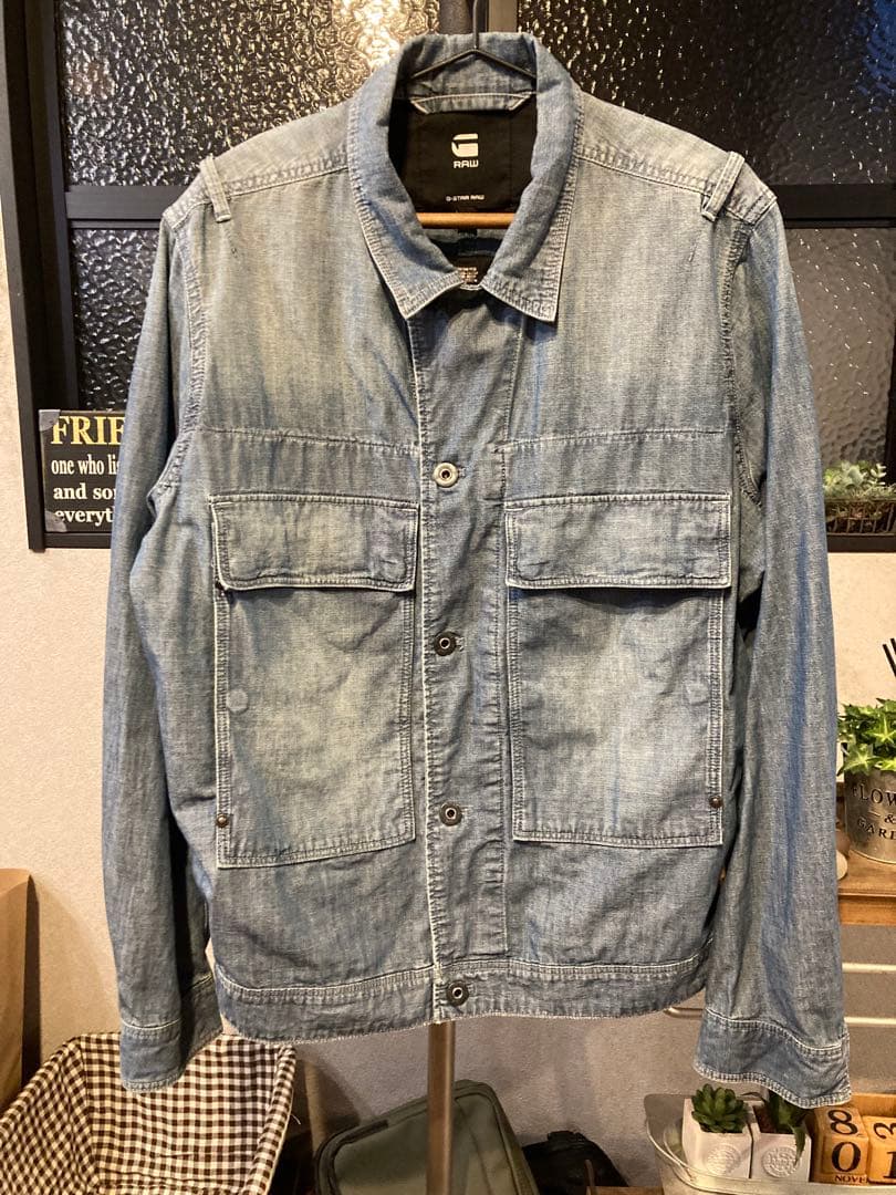 G-STAR RAW デニムジャケット　ミリタリー　ＸＬ　定価:28600円