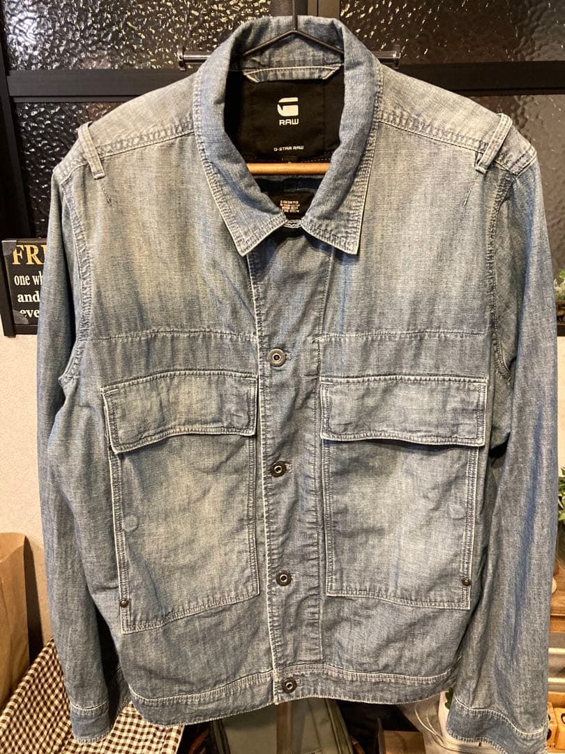 G-STAR RAW デニムジャケット　ミリタリー　ＸＬ　定価:28600円
