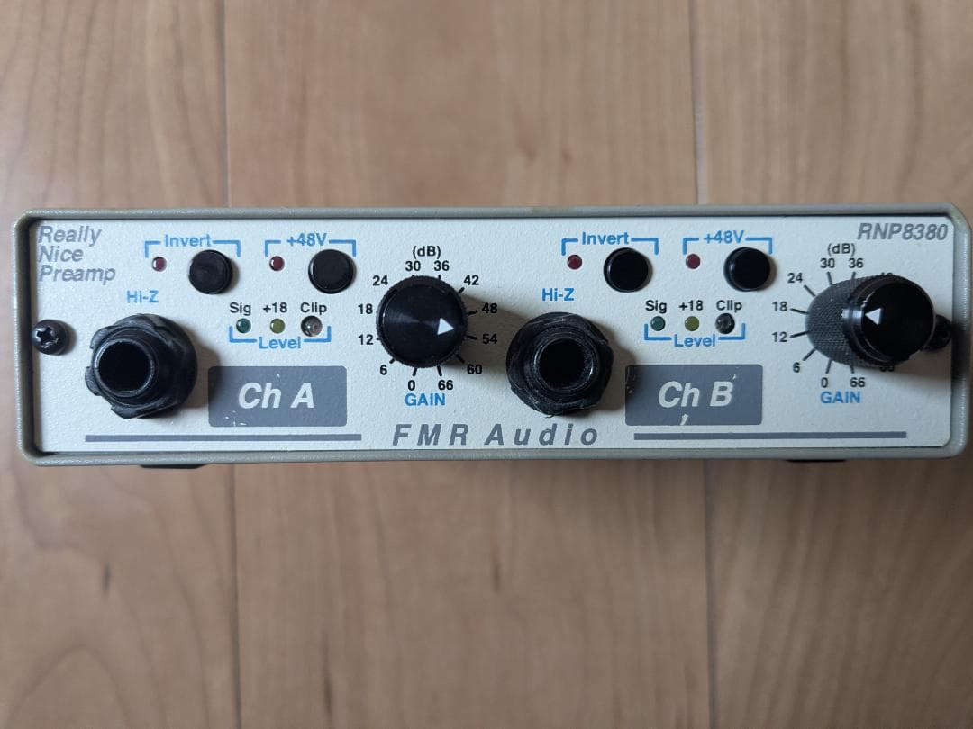 【ジャンク】FMR Audio RNP8380 マイクプリアンプ