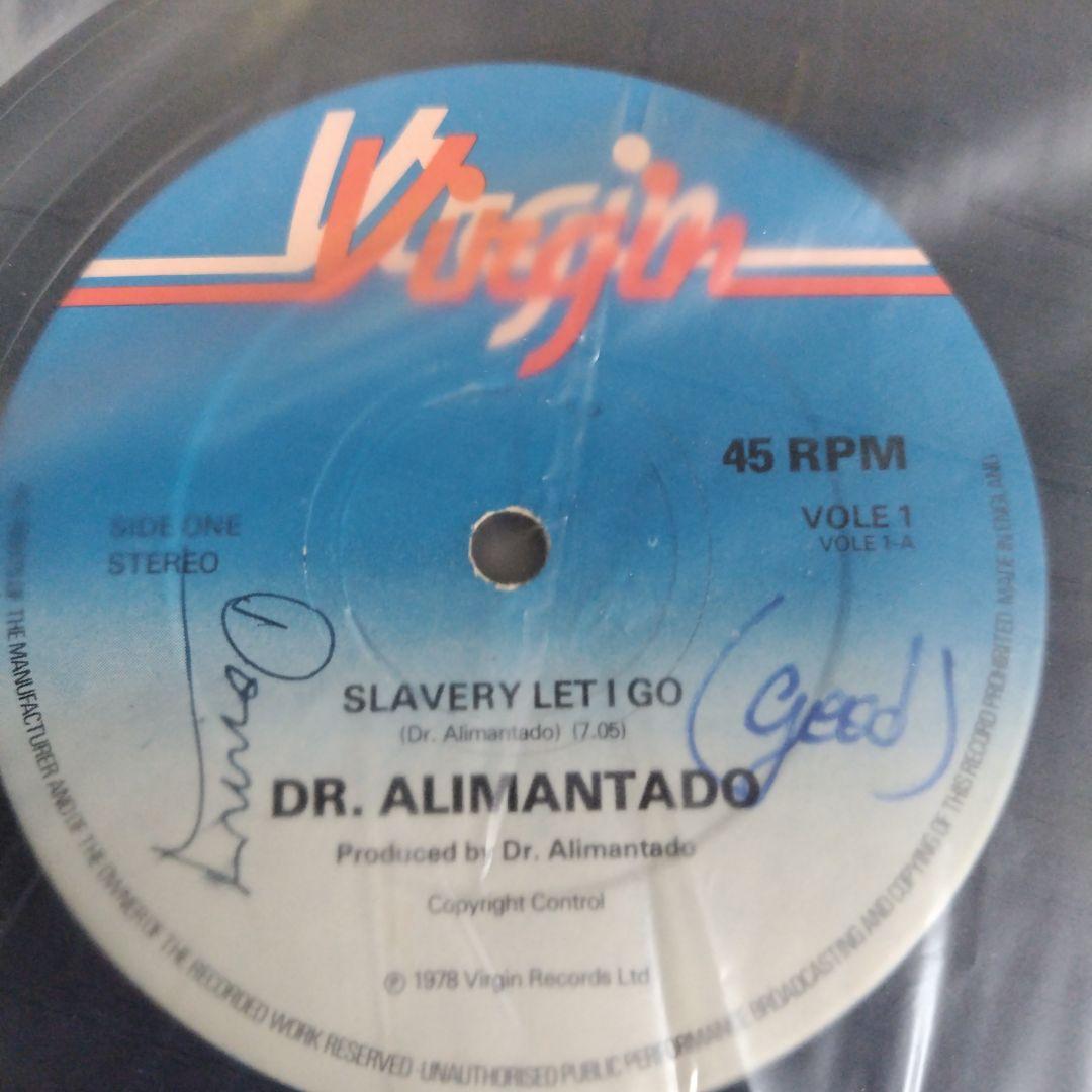 UKオリジナル盤Dr. Alimantado Slavery Let I Go