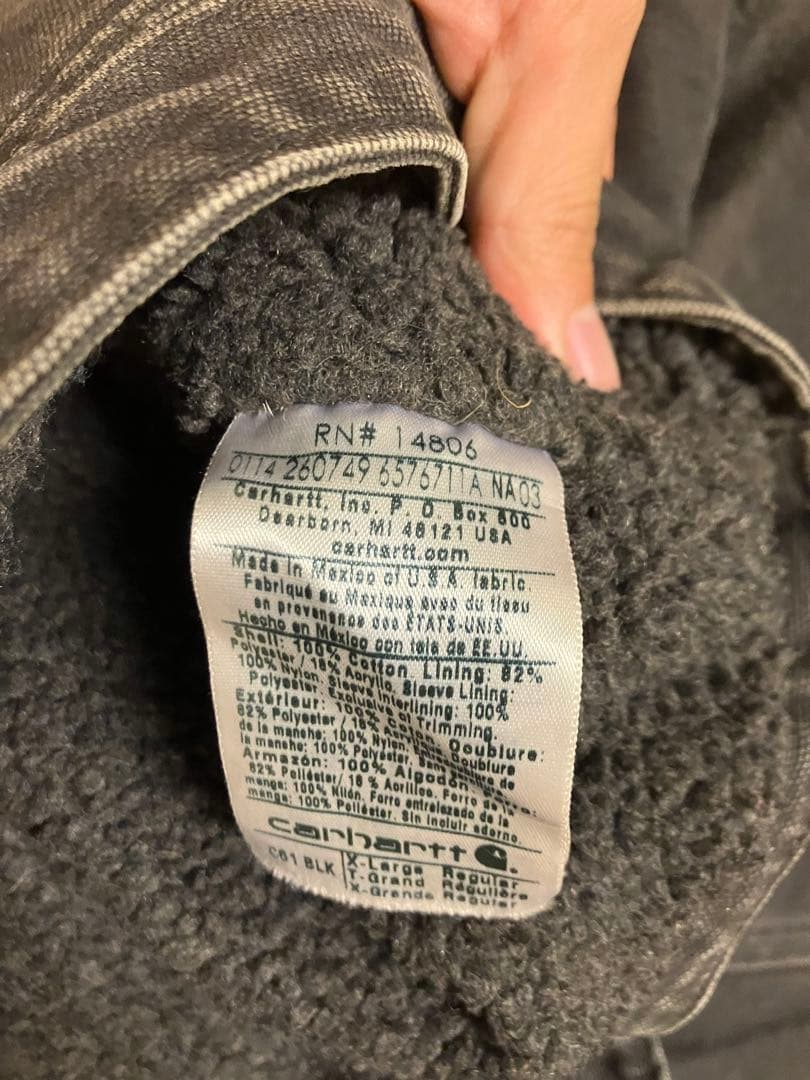 Carhartt デトロイトジャケット 破れ無し　サイズXL グッドフェード