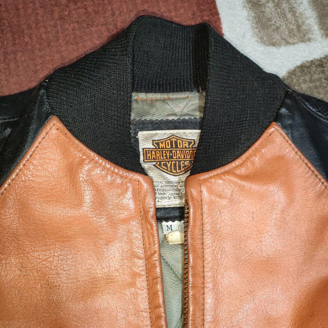 レアなUSA製Harley-Davidson 本革スタジャンレザージャケット M