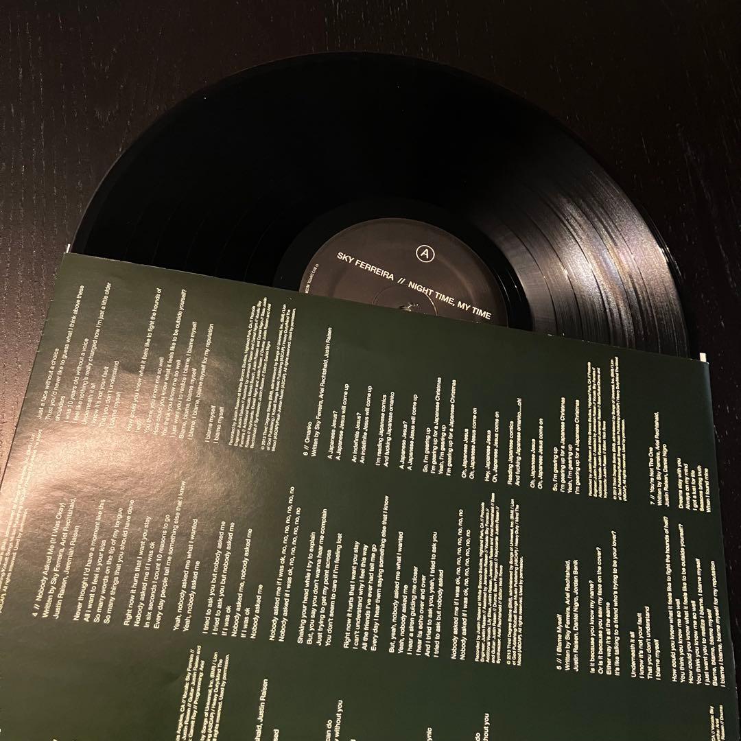 Sky Ferreira night time, my time LP レコード