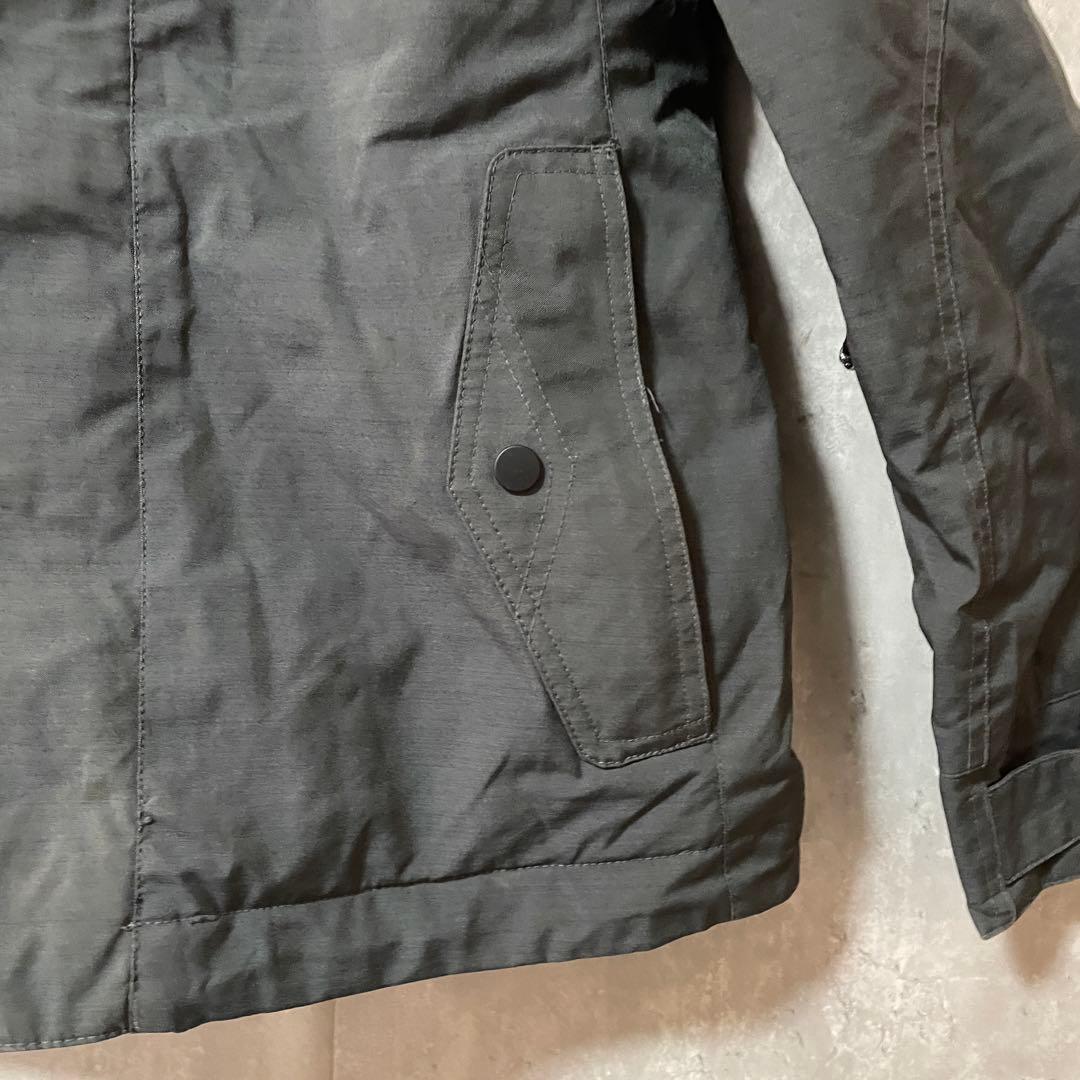 Burtonバートンスキーウェアスノーボードジャケットパーカーフード付灰色グレー
