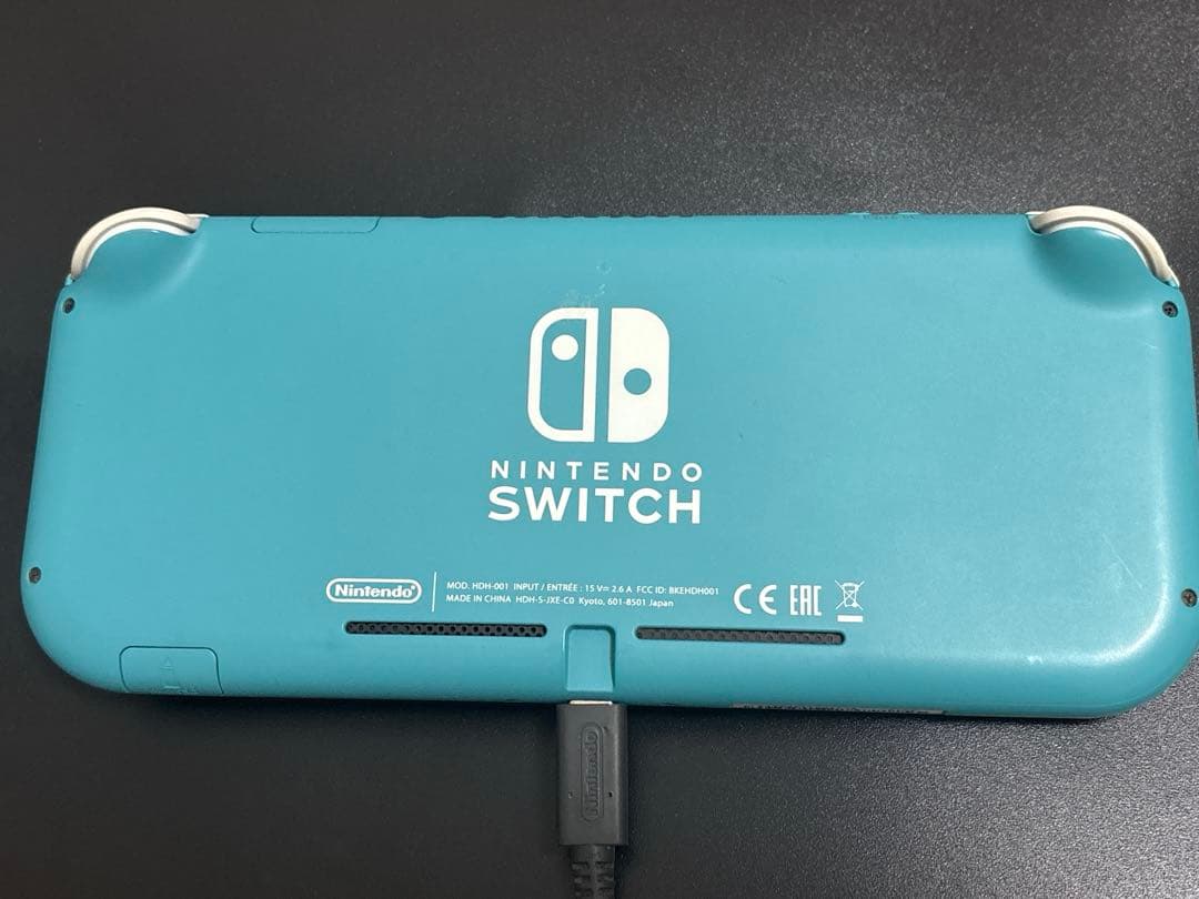 【ジャンク品】ニンテンドーSwitch ライトターコイズ　充電器付き　値下げ不可