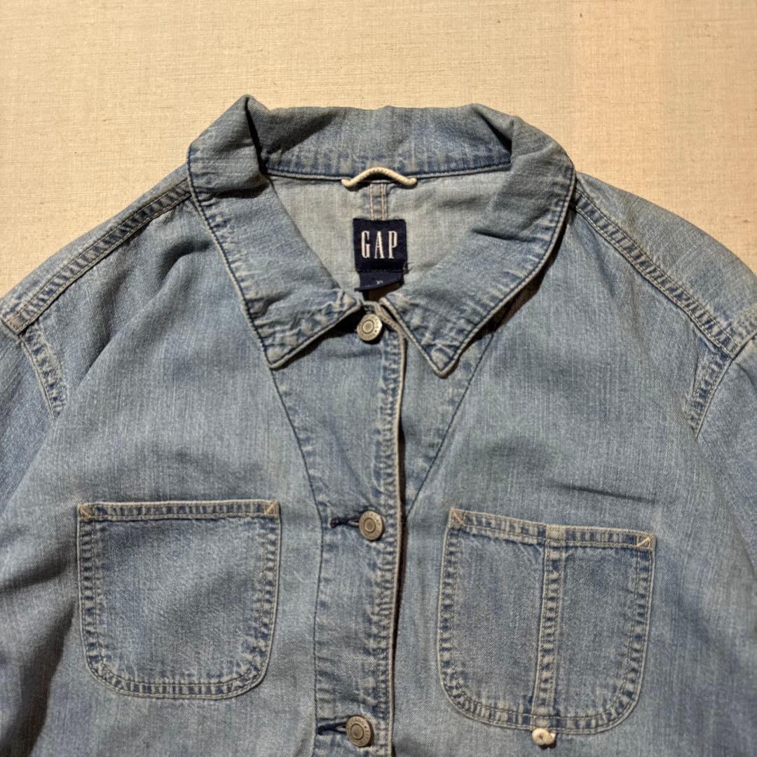 00s OLD GAP オールドギャップ デニム カバーオール 薄手 XL
