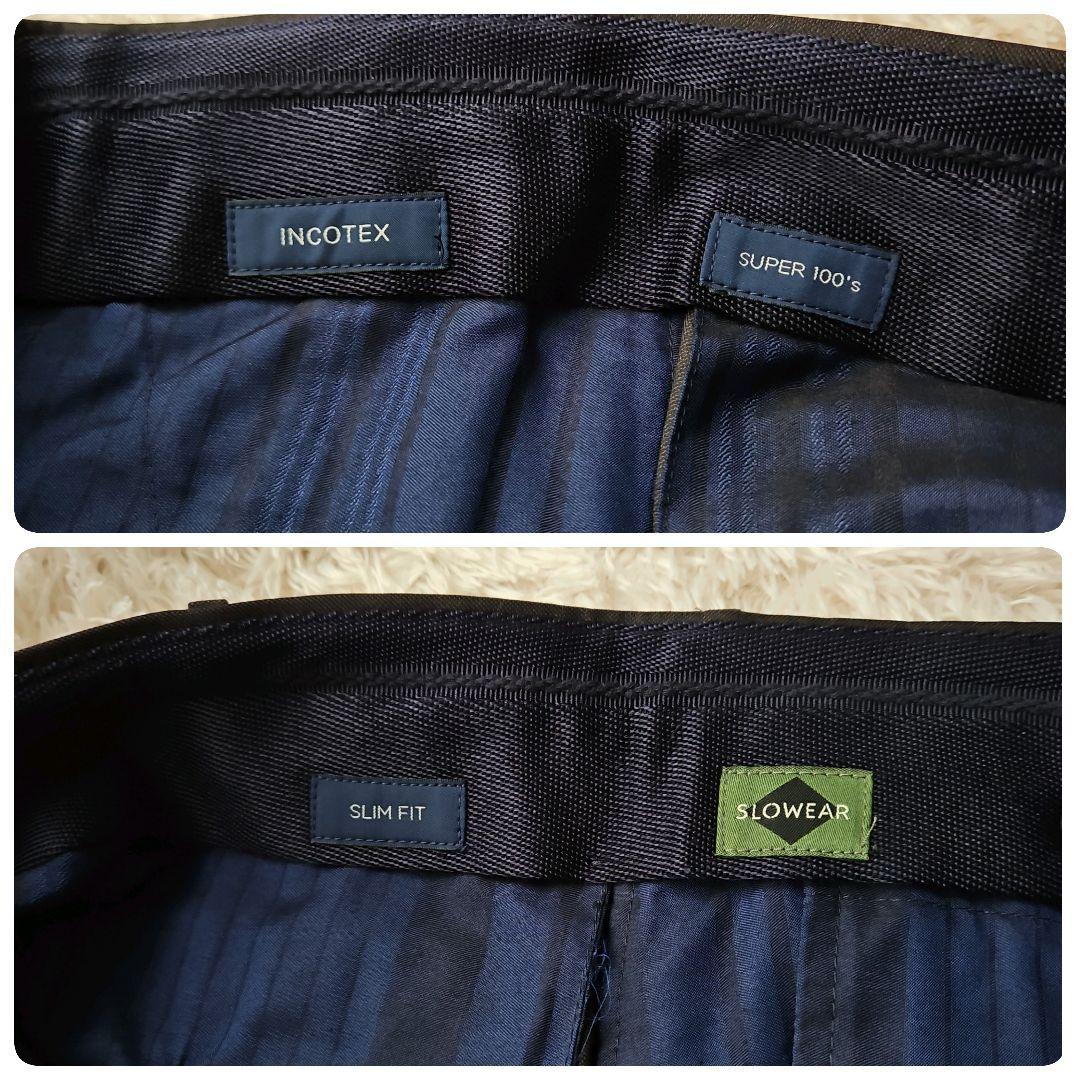 美品☆現行 INCOTEX スラックス SUPER 100’s SLIM FIT