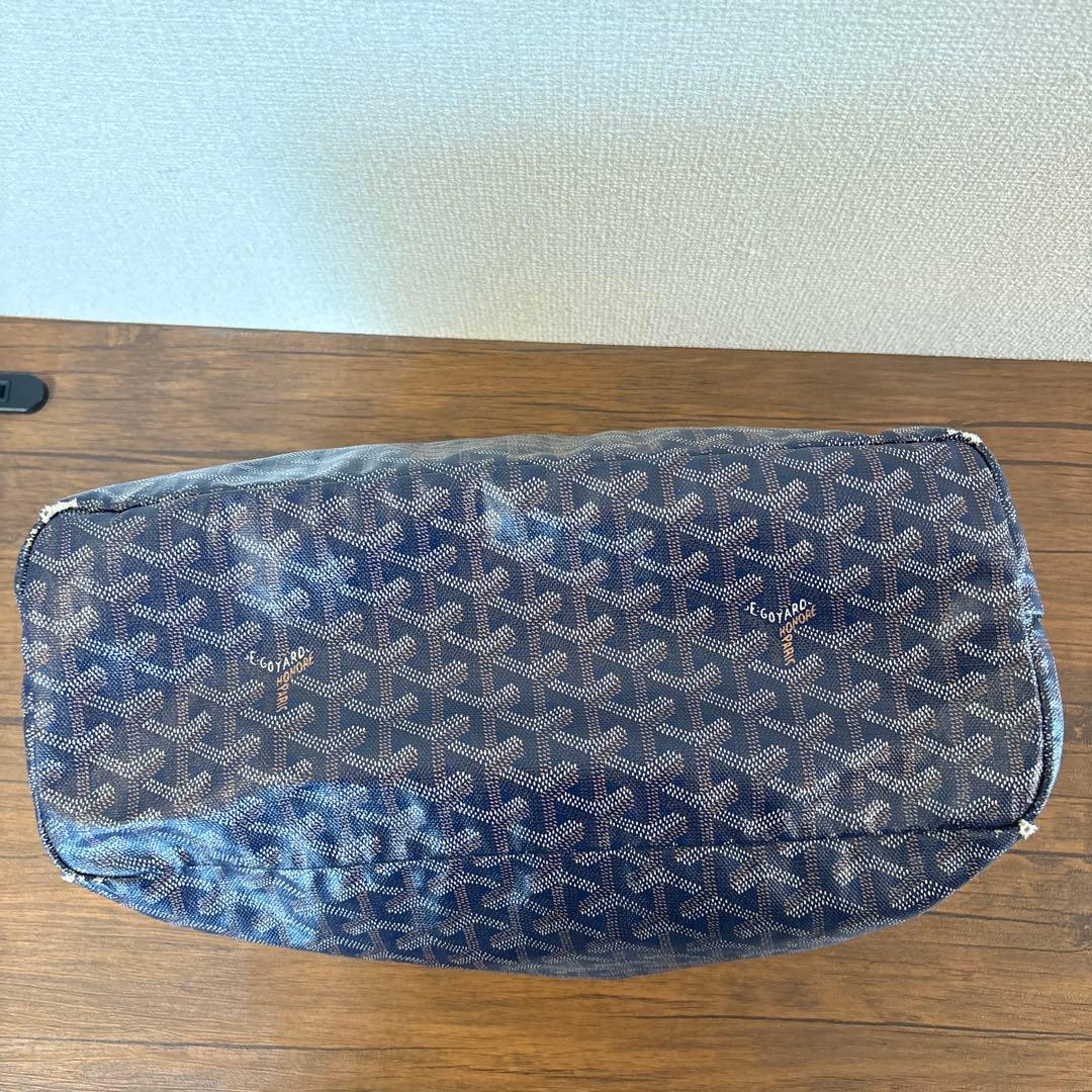 正規品 Goyard ゴヤール ネイビー サンルイpm