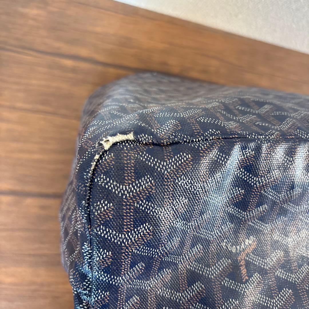 正規品 Goyard ゴヤール ネイビー サンルイpm