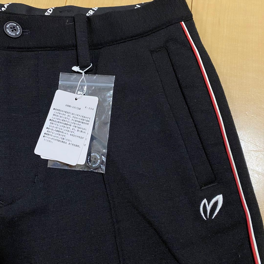 【新品】マスターバニー　ストレッチパンツ　Mサイズ　ブラック