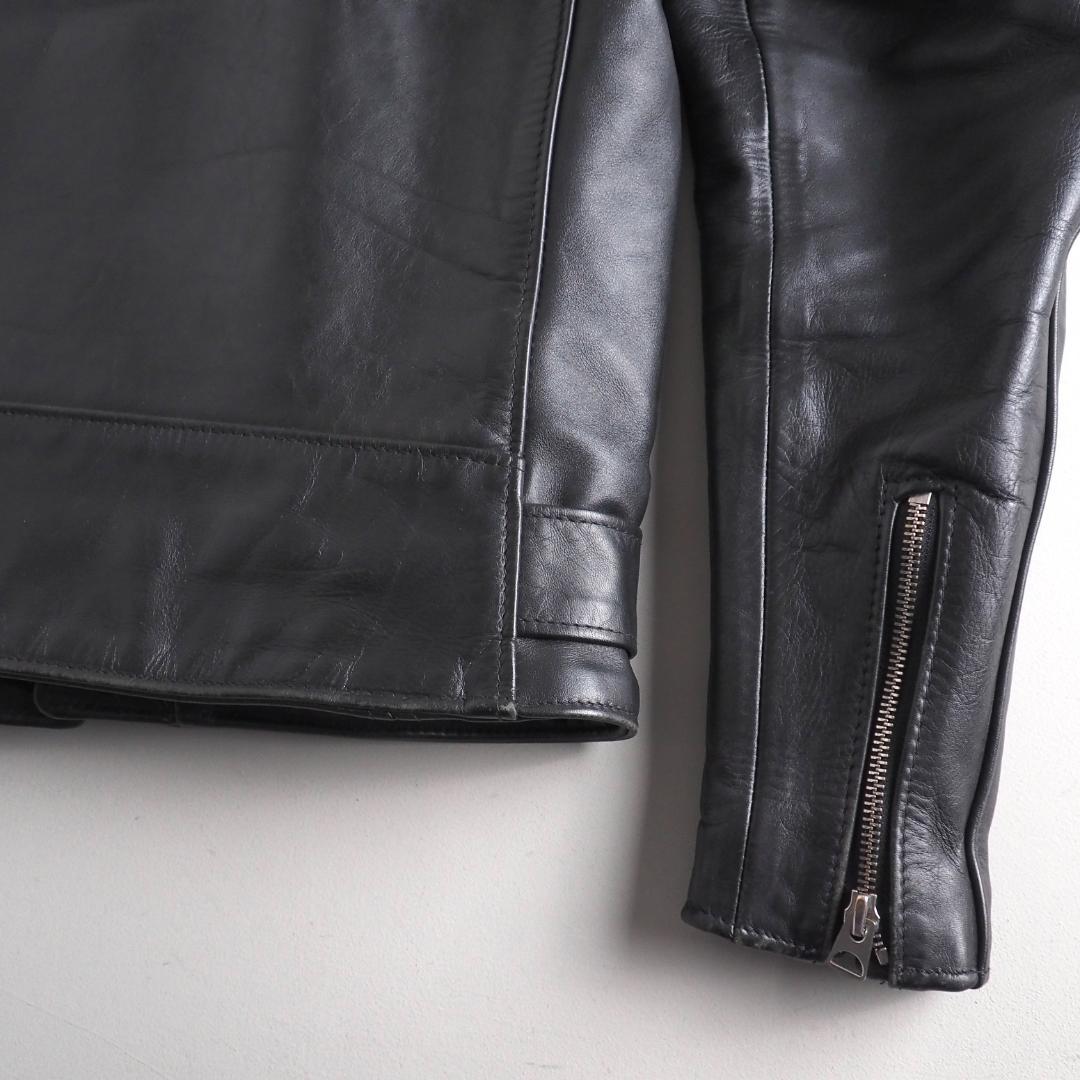 Schott　613ust　size36　シングルライダース　ブラック　美品