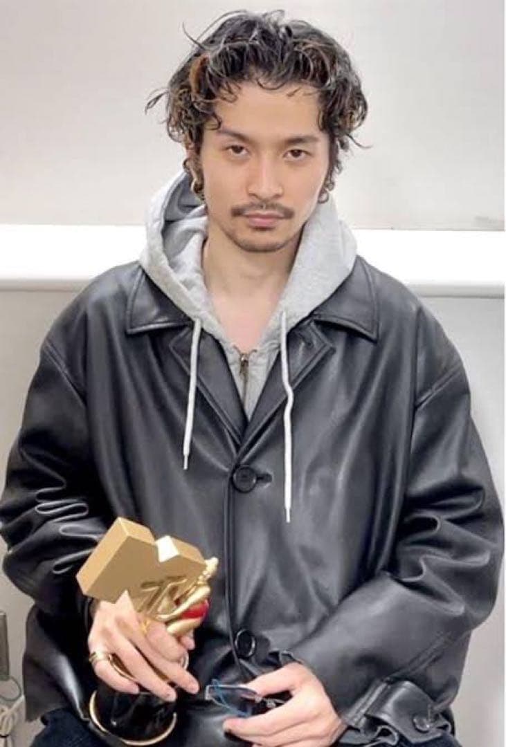 シープスキン本革カーコートL野村訓市カバーオール　コーチジャケット