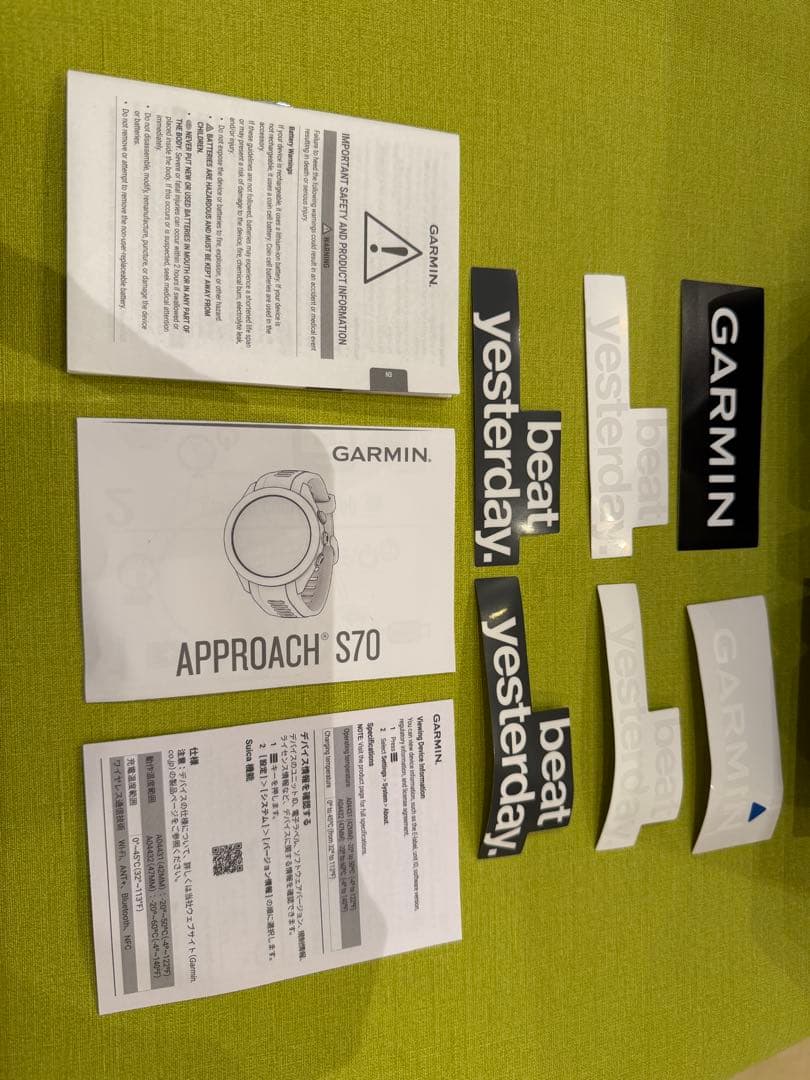 ガーミン アプローチ S70 GARMIN ゴルフ スマートウォッチ 動作確認済