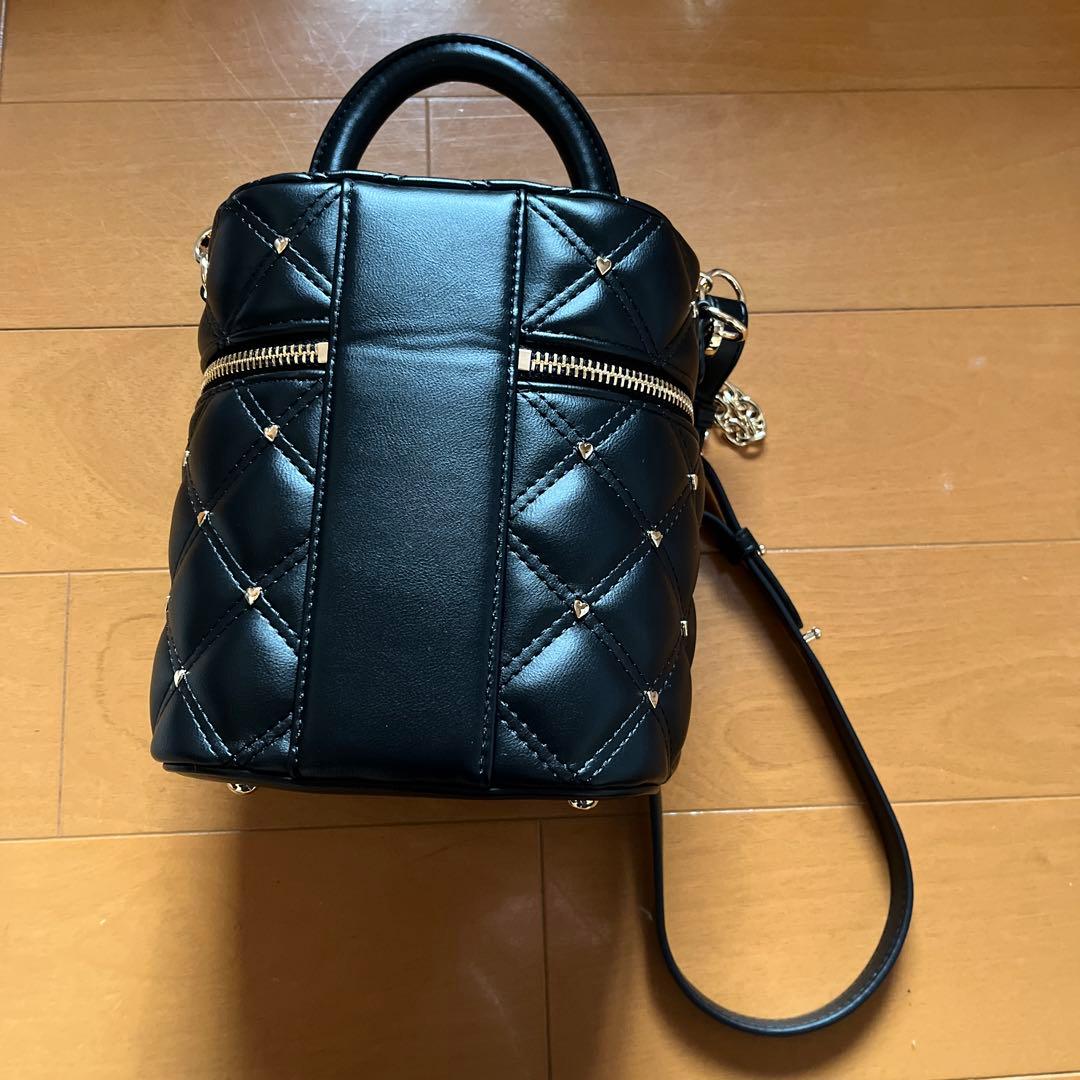 ♡ RANDA ハートスタッズ2WAYキルティングバニティバッグ