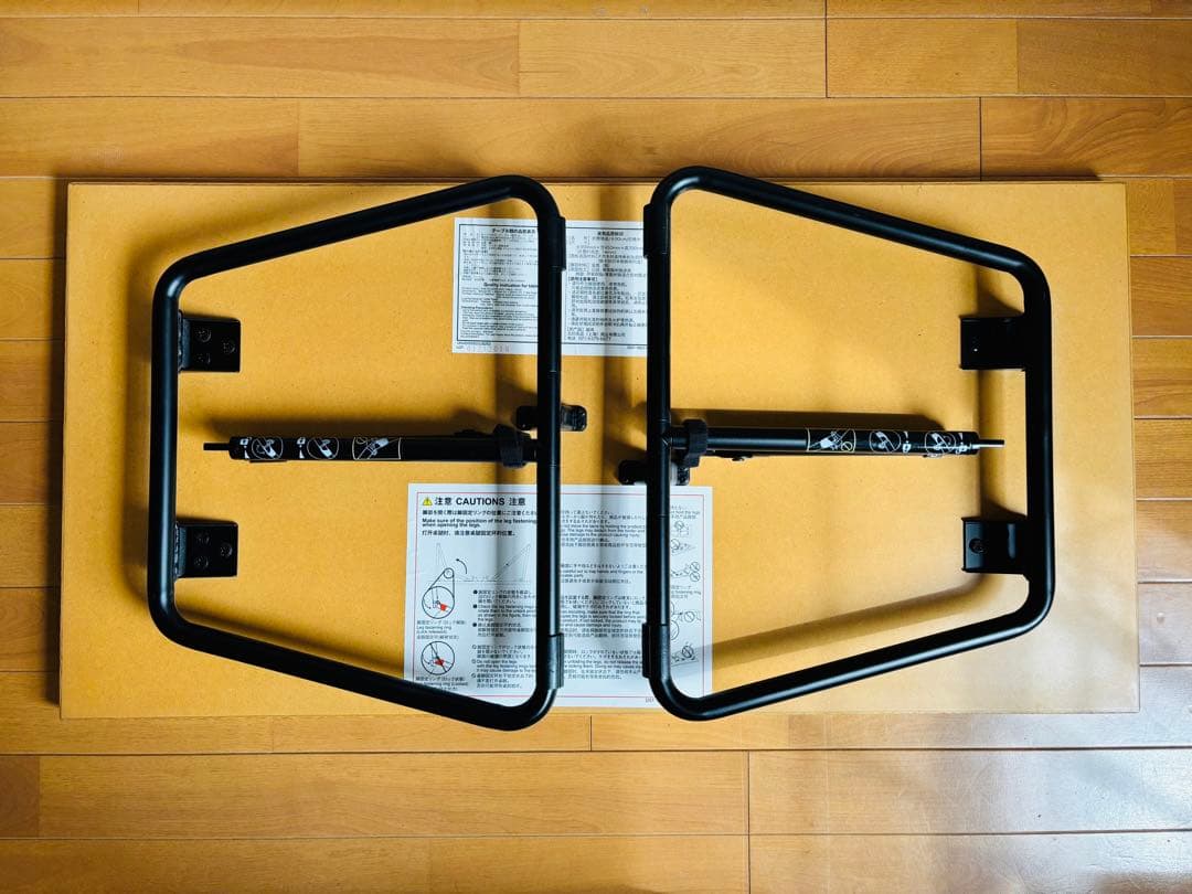 MUJI 無印良品 折りたたみローテーブル・幅９０ｃｍ・オーク材 廃盤品 ②