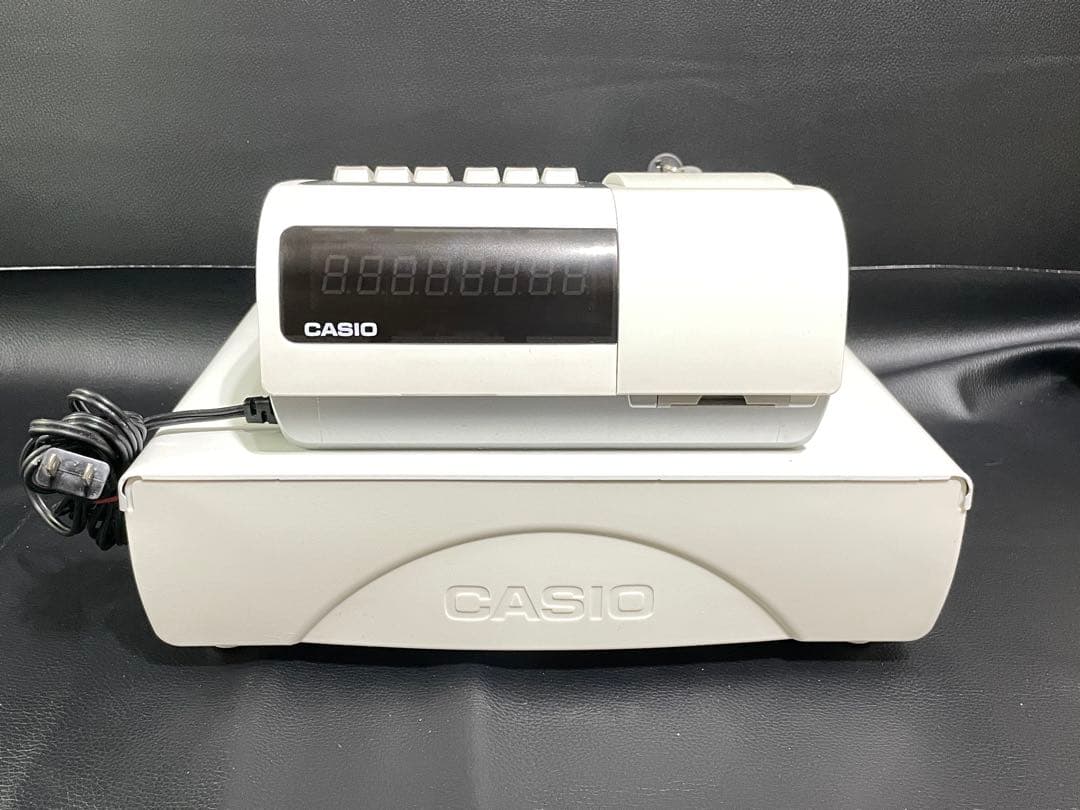 【美品】CASIO TE-400 電子レジスター ホワイト ※送料込