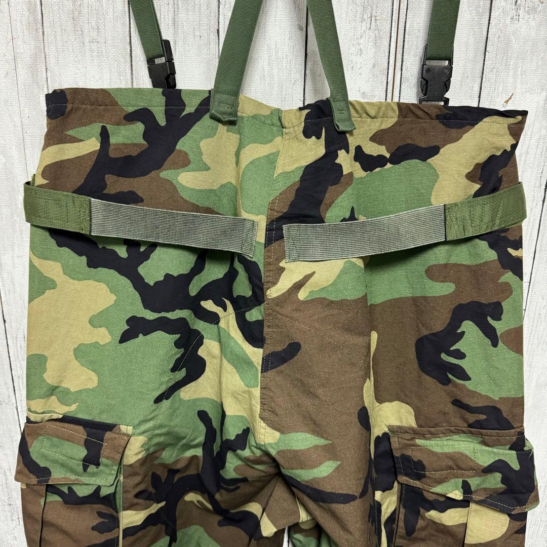 【美品】00年製U.S.ARMY ケミカルプロテクト迷彩デッキパンツ！