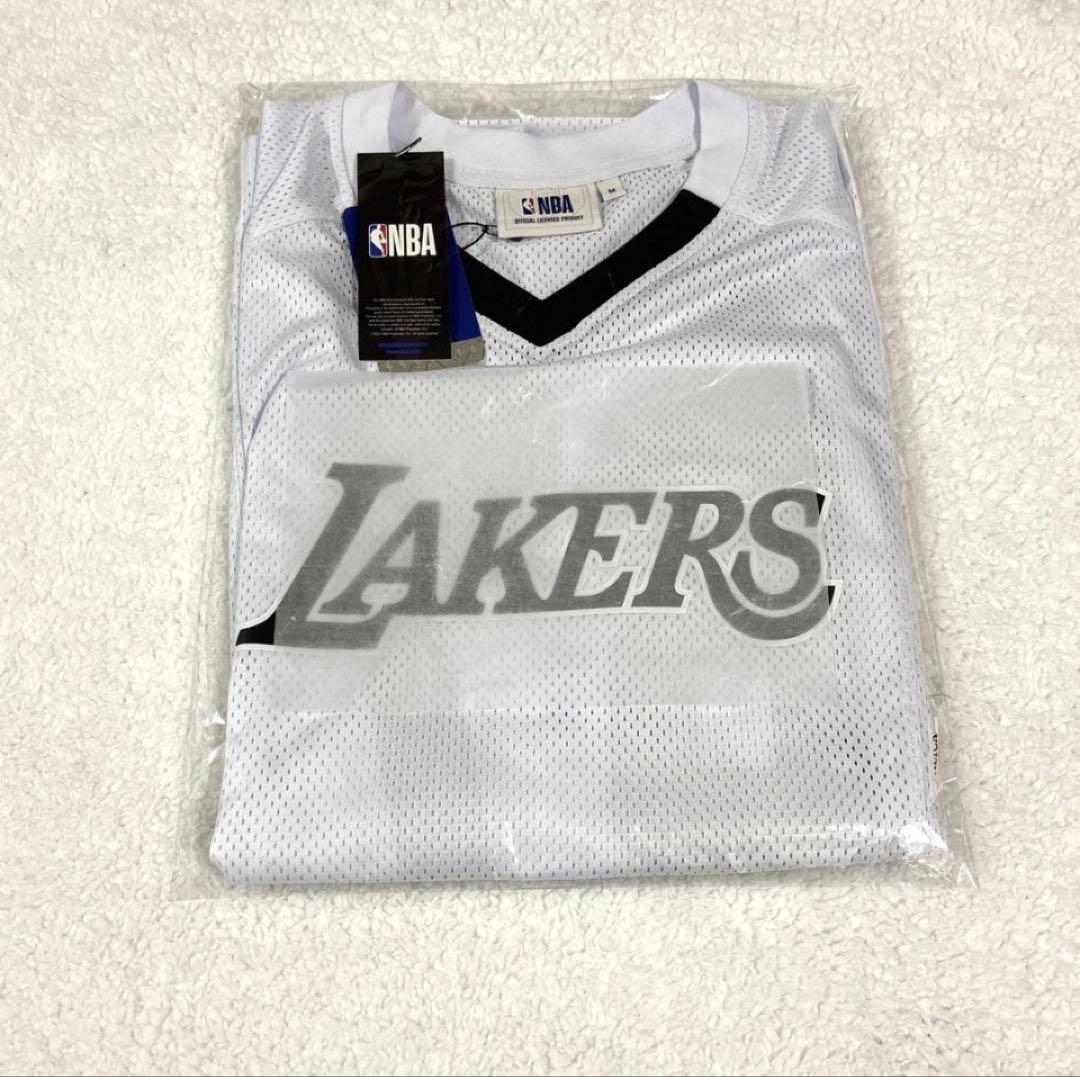 【 新品 未使用 タグ付き 】 NBA シャツ メッシュ バスケット レイカーズ