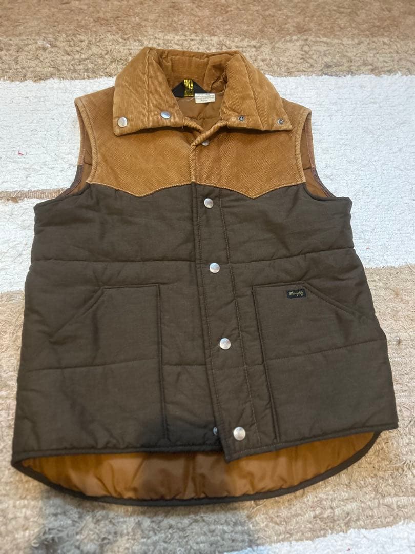 70,s wrangler ブラウンベスト USA