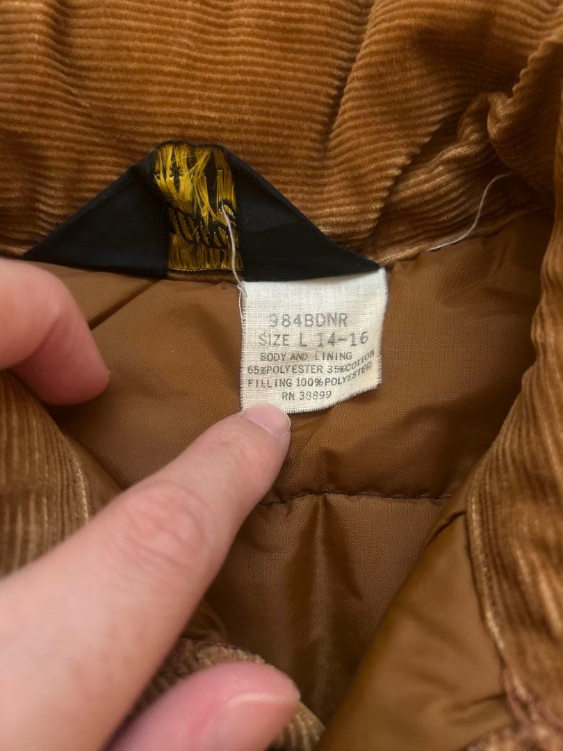 70,s wrangler ブラウンベスト USA