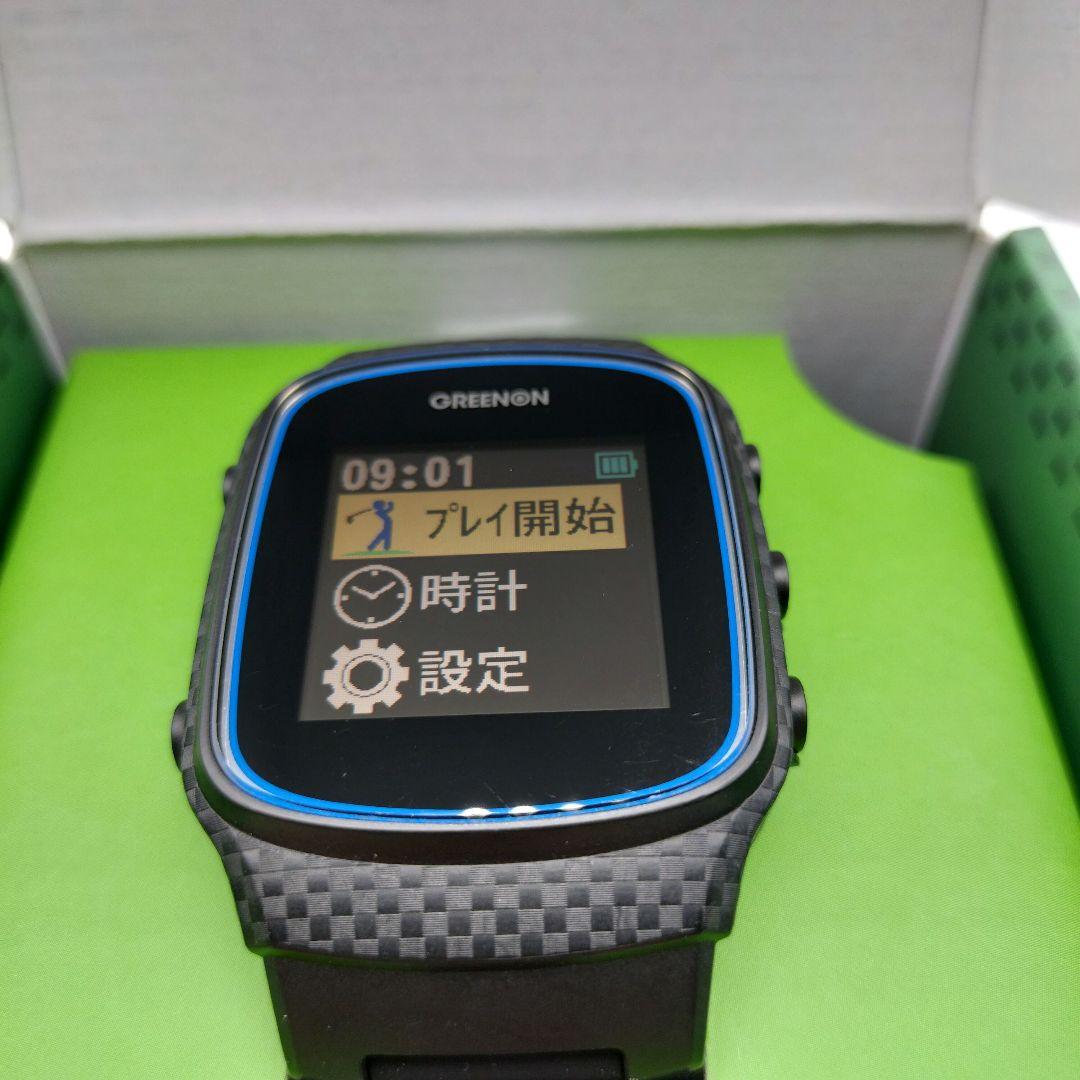 グリーンオン ザ・ゴルフウォッチ ノルムII　ブラック