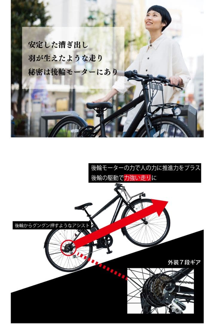 ロゼット様　☆SUISUI THE NEO☆電動アシスト自転車☆メーカー１年保証