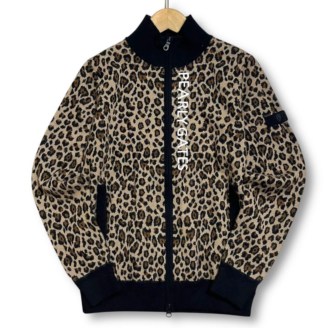 新品 PEARLY GATES パーリーゲイツ カシミヤ混 ニットジャケット