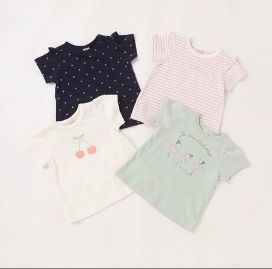 プティマイン　プティプラ　半袖Tシャツレギンスセット　90