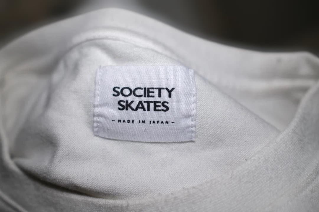 ソサエティスケーツSOCIAL SKATESホワイトTシャツL送料込匿名配送値下