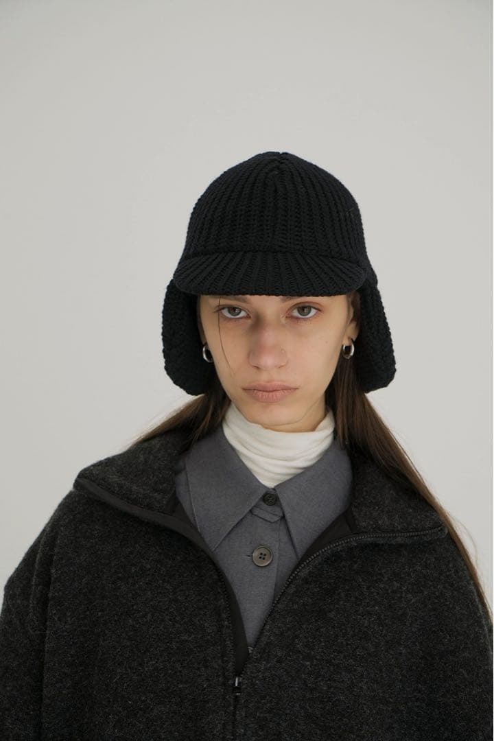 KIJIMA TAKAYUKI ×CLANE WOOL KNIT EAR CAP