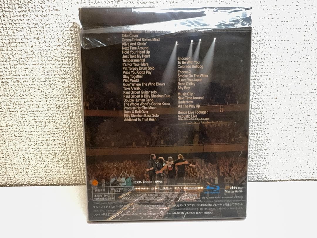 MR.BIG 武道館 Blu-ray ライブ 2009 名盤