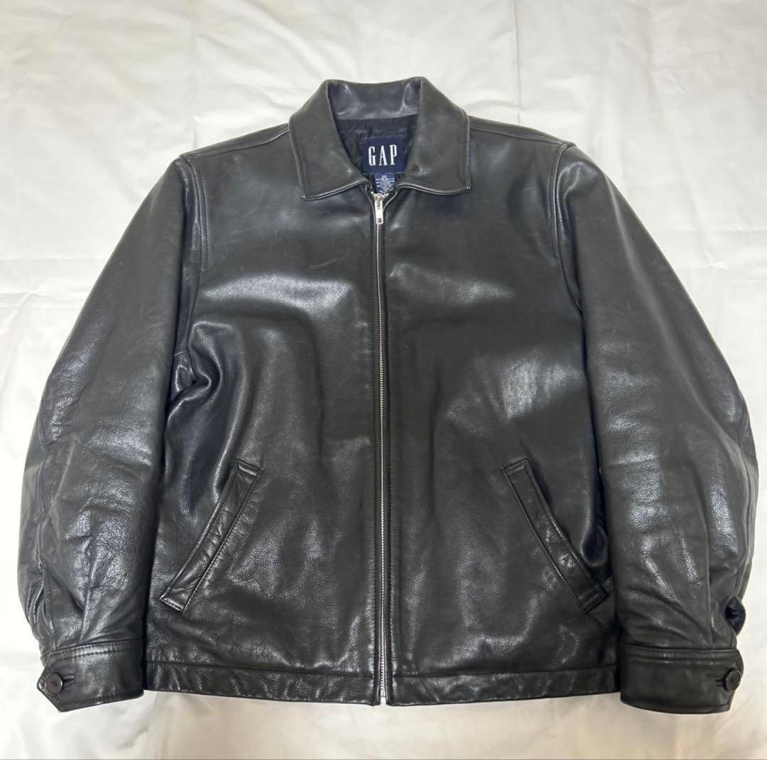 90s old gap レザージャケットXS　牛革