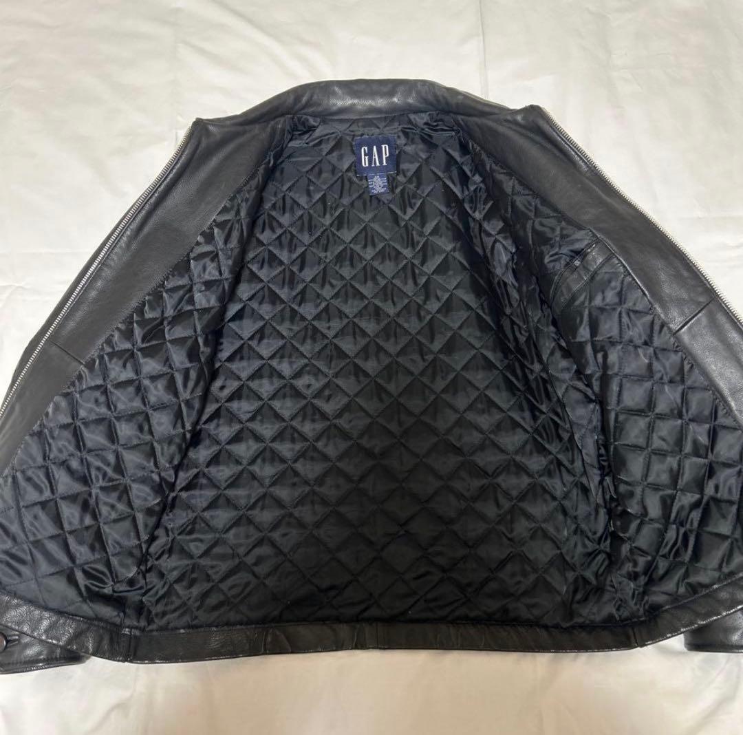 90s old gap レザージャケットXS　牛革