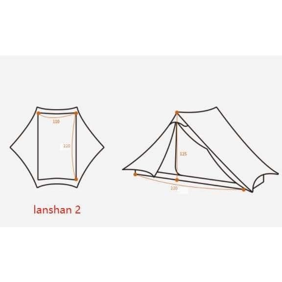 3F UL Gear Lanshan2 4シーズンインナー