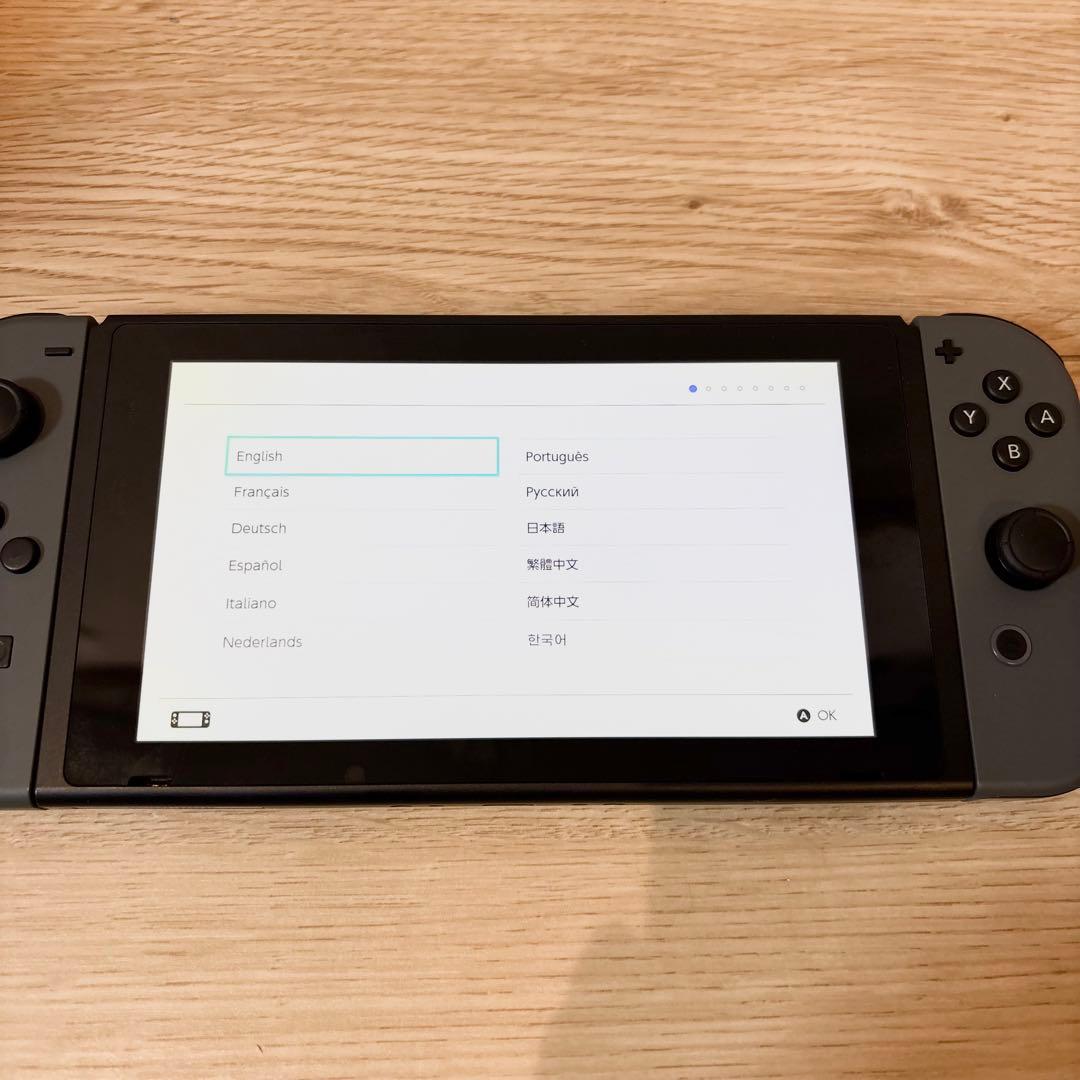【付属品完備】Nintendo Switch 本体 バッテリー強化版 グレー