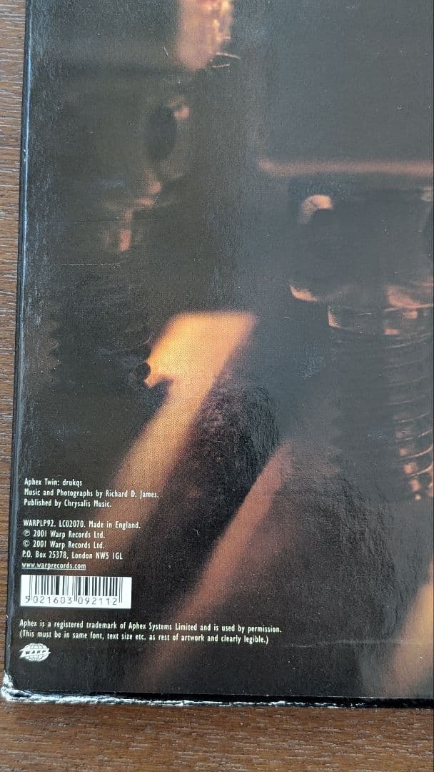 【Aphex Twin】「Drukqs」4LP BOX SET WARPLP92