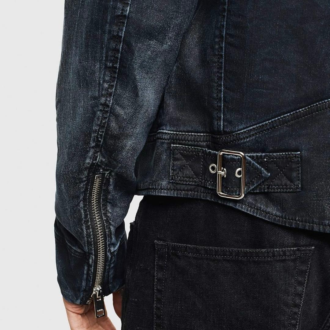 DIESEL ディーゼル メンズ ジョグジーンズ ライダース ジャケット S