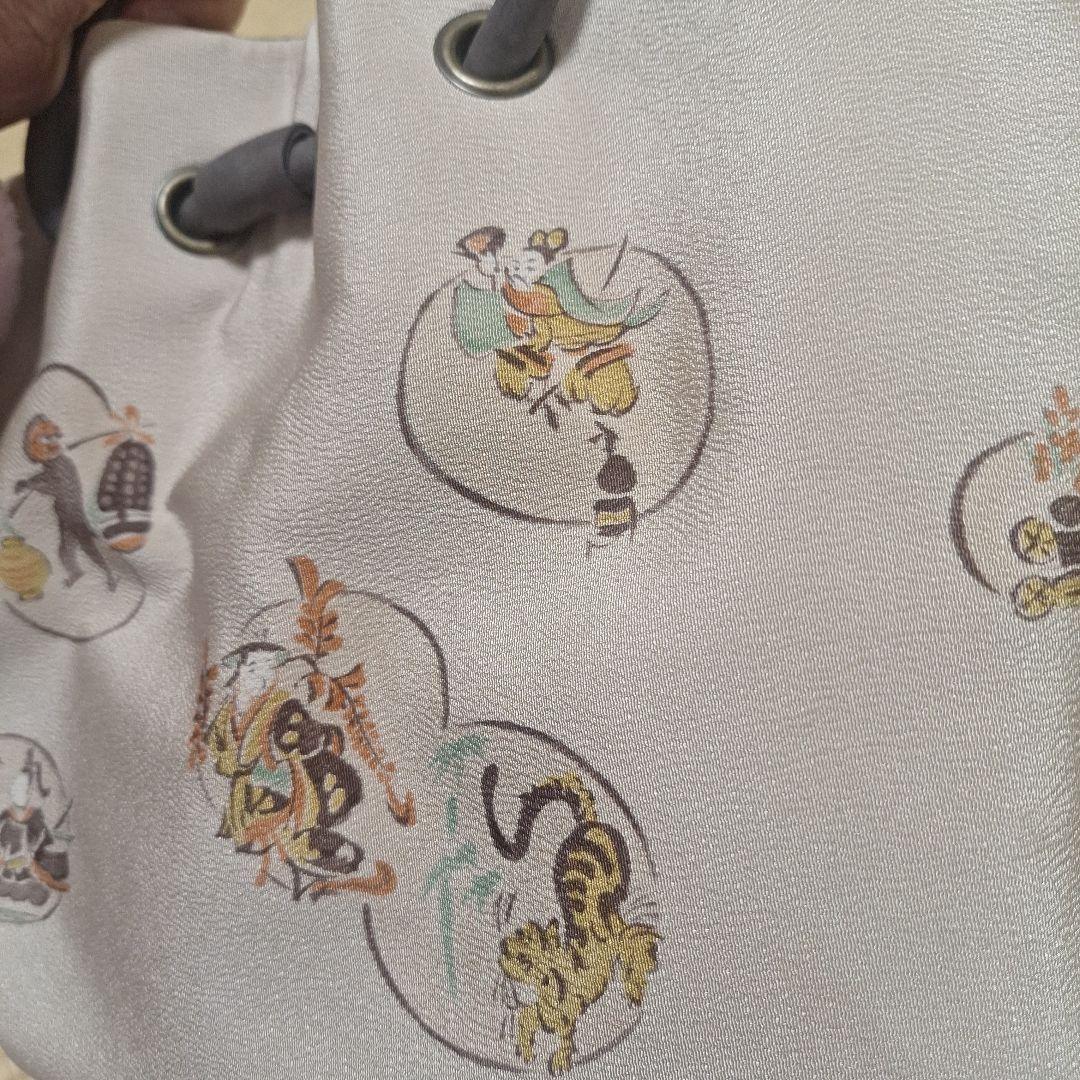 伊と忠　和装バッグ　ハンドバッグ　オシャレ　特徴的な和柄で個性的なバッグです♥